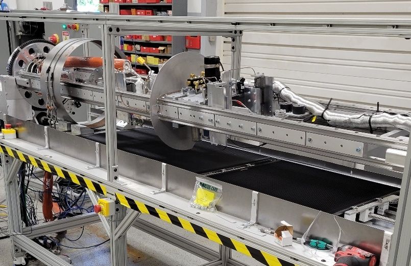 Cold spray gantry system in a lab